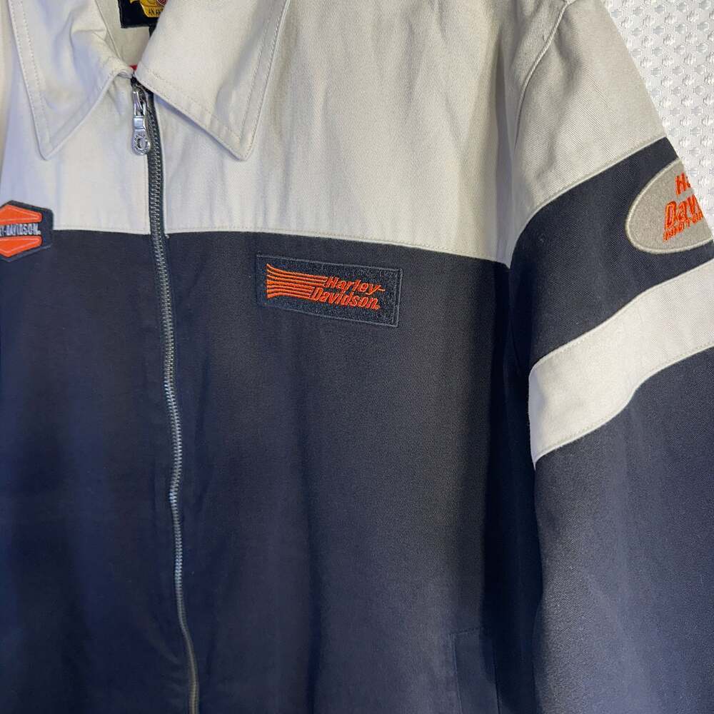 Harley-Davidson Women's Colorblock Full-Zip Racing Jacket - Picture 4 of 9